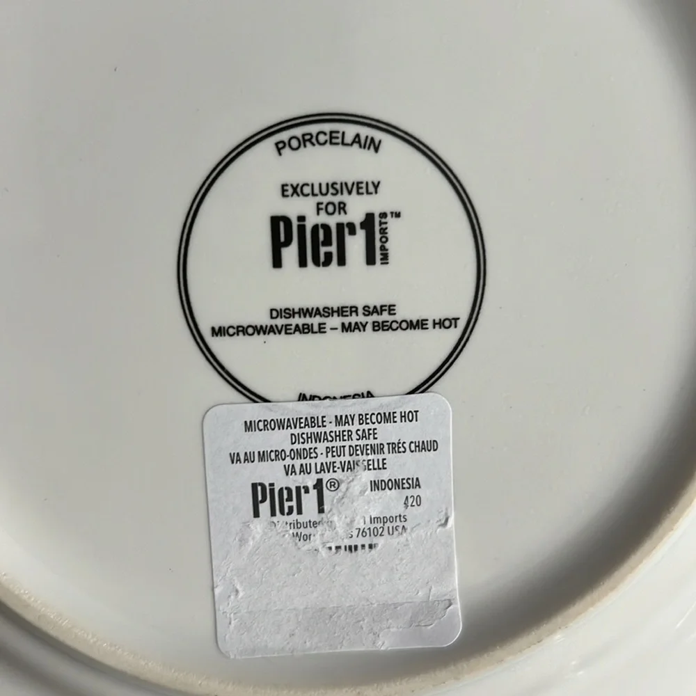 Pier 1 Imports 1 “Winter Forest” Accent Plate